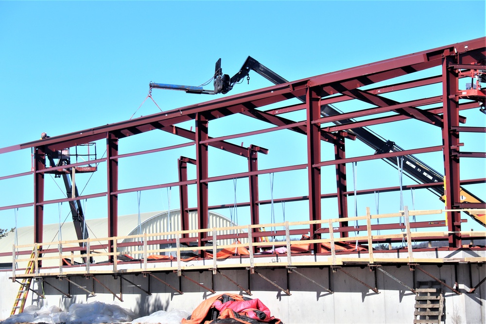 Construction underway for new C-17 load trainer facility at Fort McCoy's Young Air Assault Strip