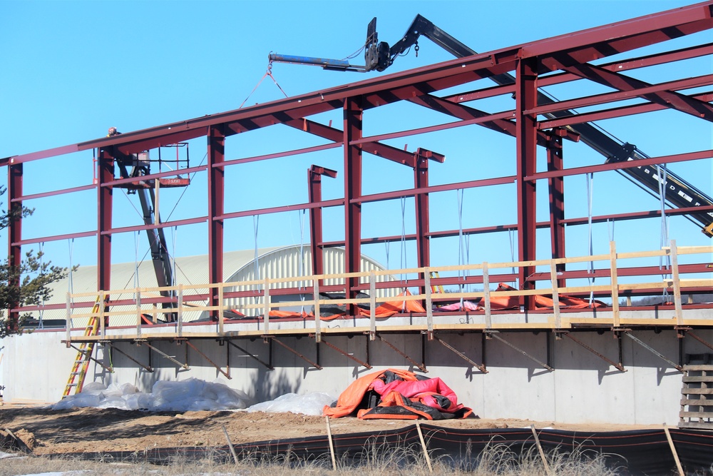 Construction underway for new C-17 load trainer facility at Fort McCoy's Young Air Assault Strip