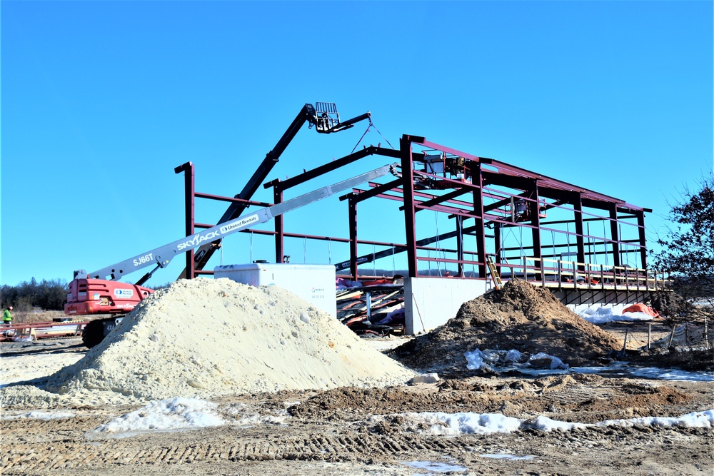 Construction underway for new C-17 load trainer facility at Fort McCoy's Young Air Assault Strip