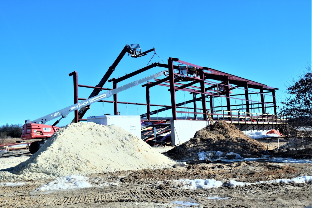 Construction underway for new C-17 load trainer facility at Fort McCoy's Young Air Assault Strip