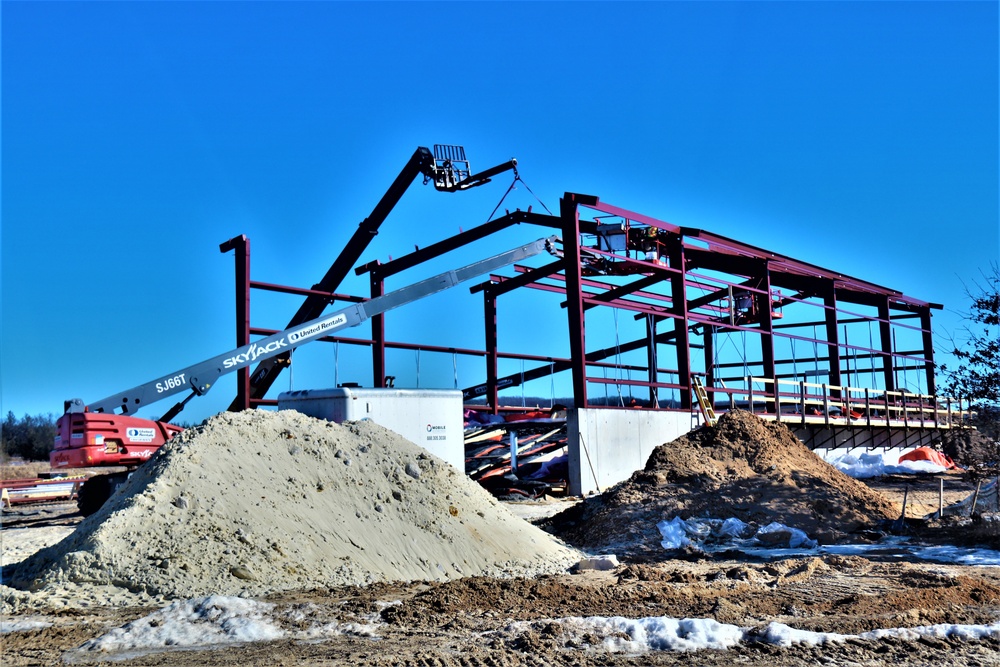 Construction underway for new C-17 load trainer facility at Fort McCoy's Young Air Assault Strip