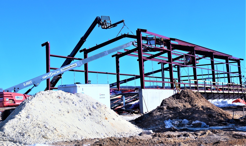 Construction underway for new C-17 load trainer facility at Fort McCoy's Young Air Assault Strip