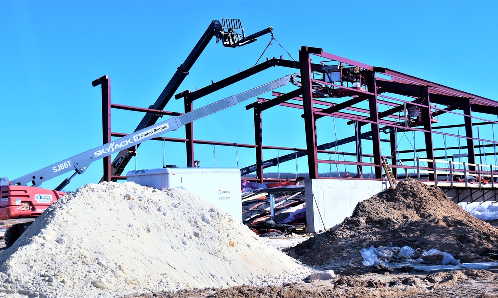 Construction underway for new C-17 load trainer facility at Fort McCoy's Young Air Assault Strip