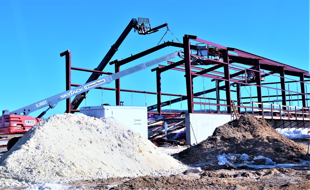 Construction underway for new C-17 load trainer facility at Fort McCoy's Young Air Assault Strip