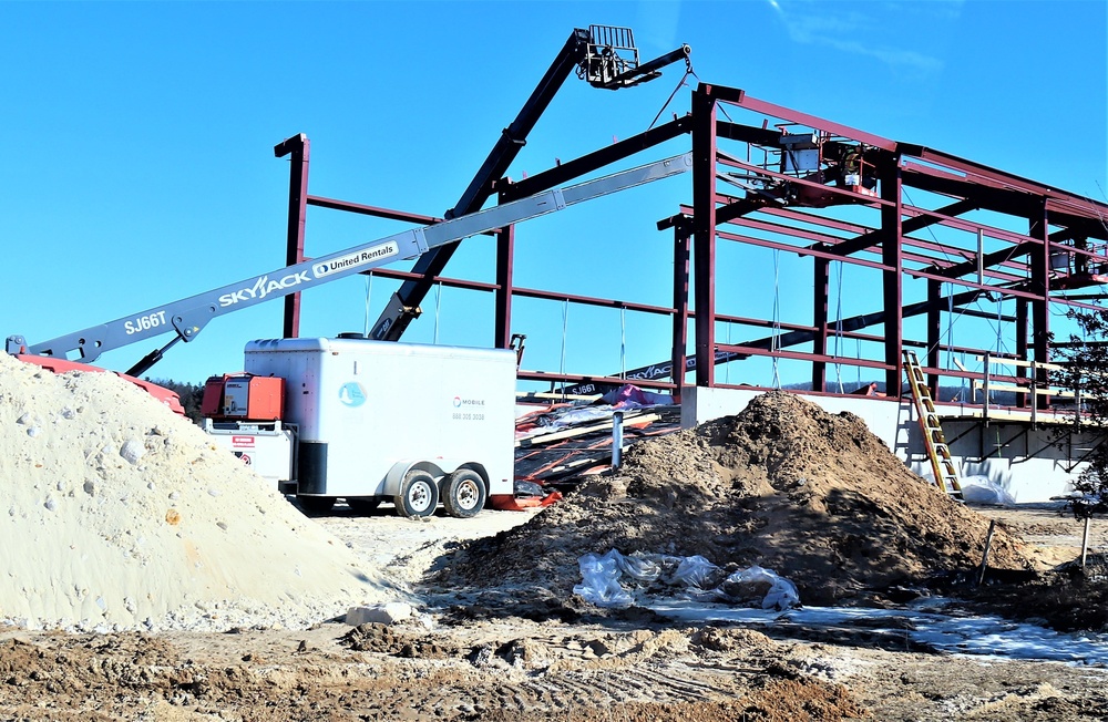 Construction underway for new C-17 load trainer facility at Fort McCoy's Young Air Assault Strip