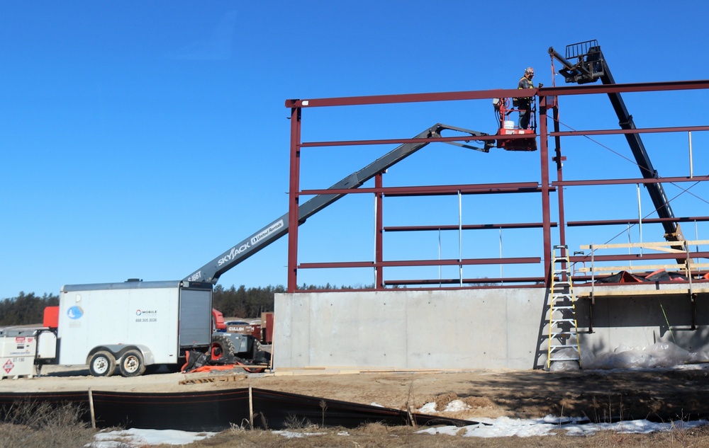 Construction underway for new C-17 load trainer facility at Fort McCoy's Young Air Assault Strip