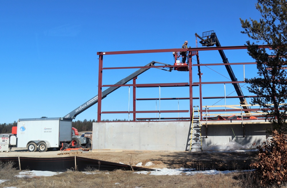 Construction underway for new C-17 load trainer facility at Fort McCoy's Young Air Assault Strip