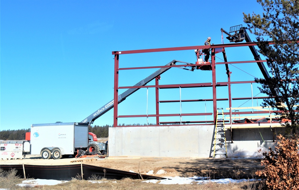 Construction underway for new C-17 load trainer facility at Fort McCoy's Young Air Assault Strip