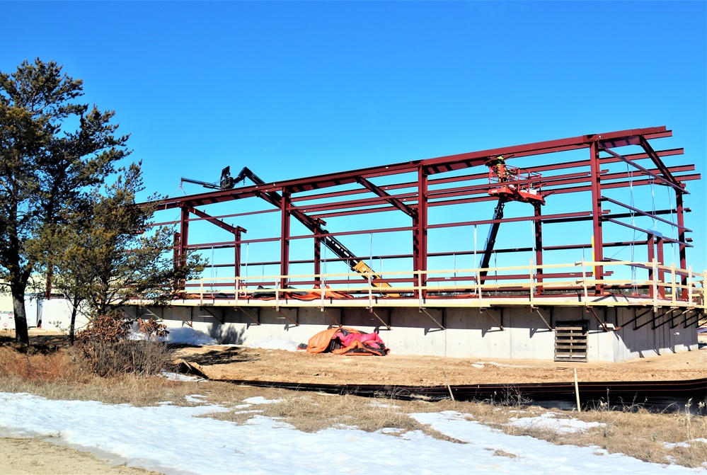 Construction underway for new C-17 load trainer facility at Fort McCoy's Young Air Assault Strip