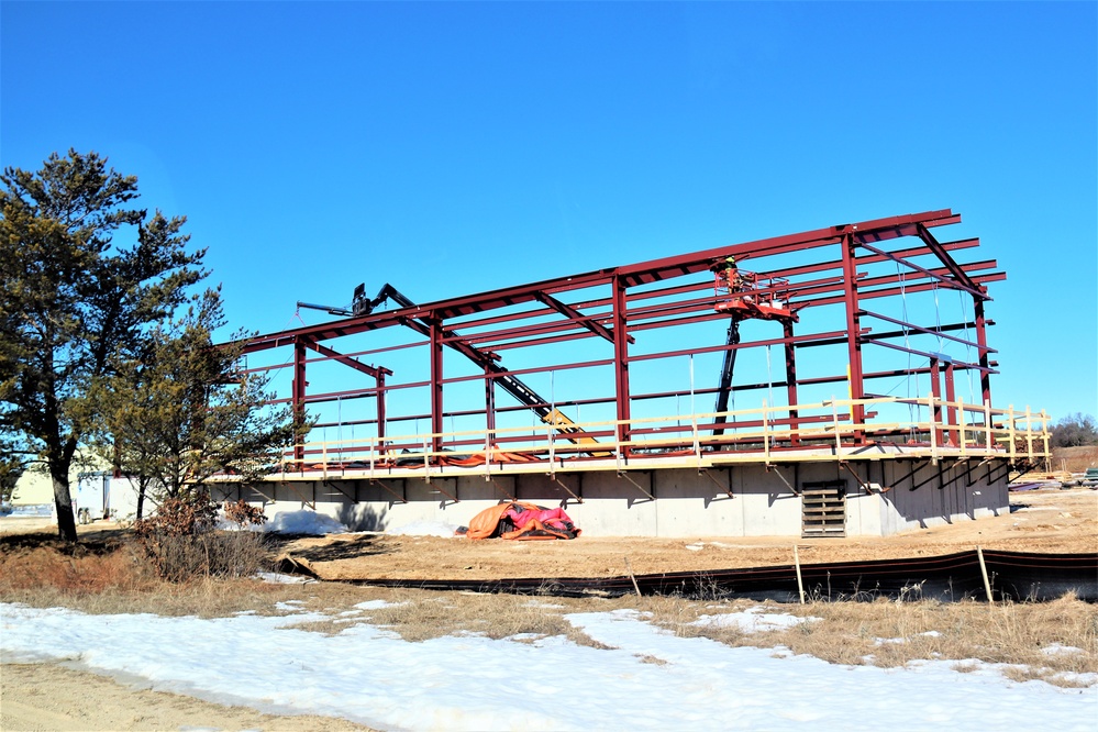 Construction underway for new C-17 load trainer facility at Fort McCoy's Young Air Assault Strip