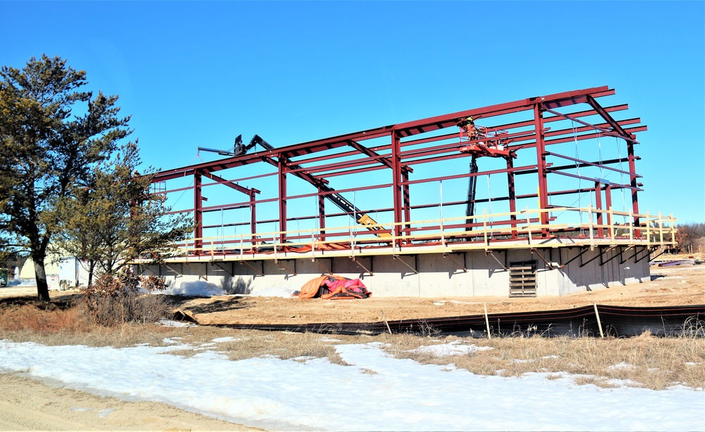 Construction underway for new C-17 load trainer facility at Fort McCoy's Young Air Assault Strip