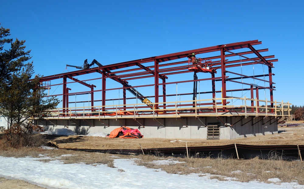 Construction underway for new C-17 load trainer facility at Fort McCoy's Young Air Assault Strip