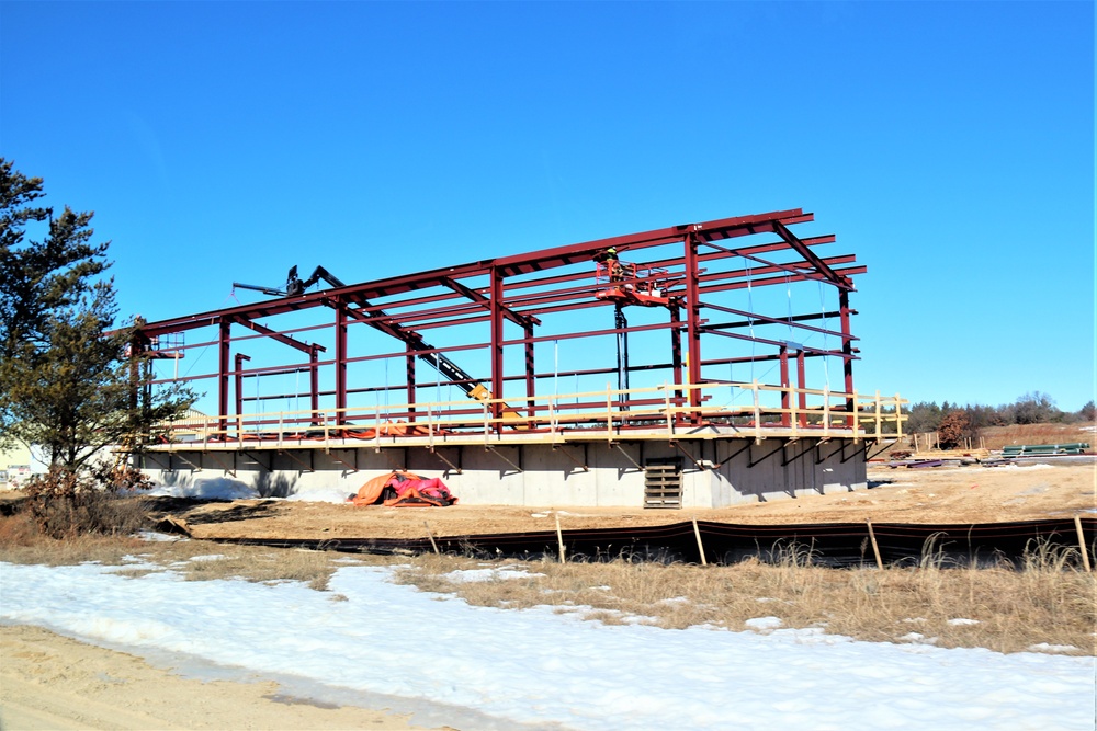 Construction underway for new C-17 load trainer facility at Fort McCoy's Young Air Assault Strip