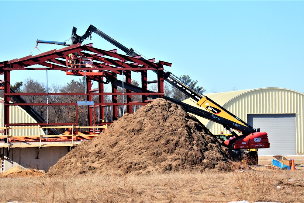 Construction underway for new C-17 load trainer facility at Fort McCoy's Young Air Assault Strip