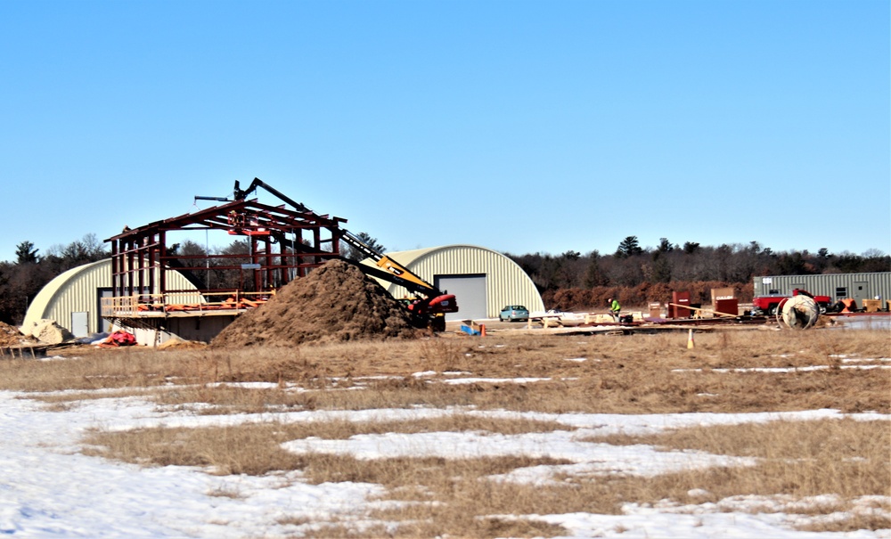 Construction underway for new C-17 load trainer facility at Fort McCoy's Young Air Assault Strip