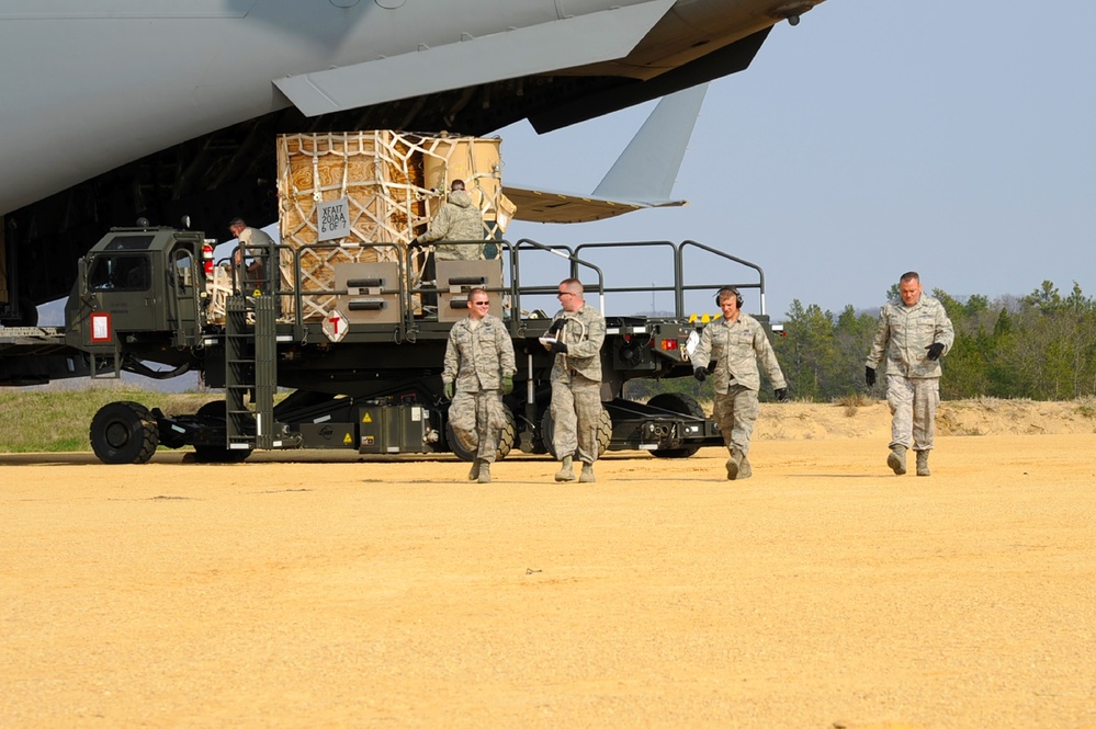 Construction underway for new C-17 load trainer facility at Fort McCoy's Young Air Assault Strip