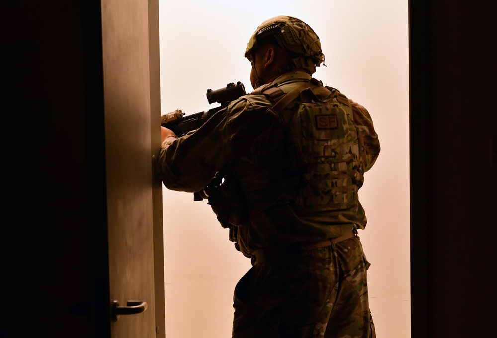 332d Air Expeditionary Wing Security Forces Squadron Active Shooter Drill
