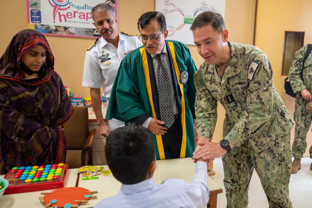 U.S. Donates Equipment to Pakistan Navy School after Participating in Naval Exercise