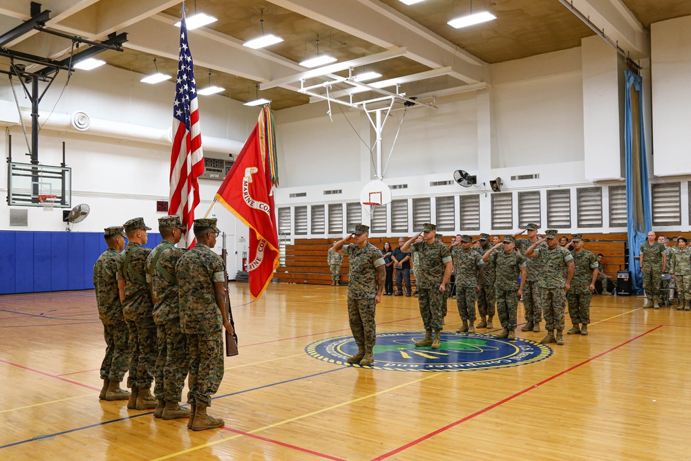 MCB Camp Blaz instates the base’s first Sergeant Major