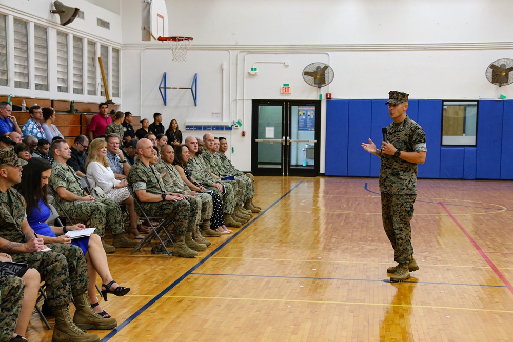 MCB Camp Blaz instates the base’s first Sergeant Major
