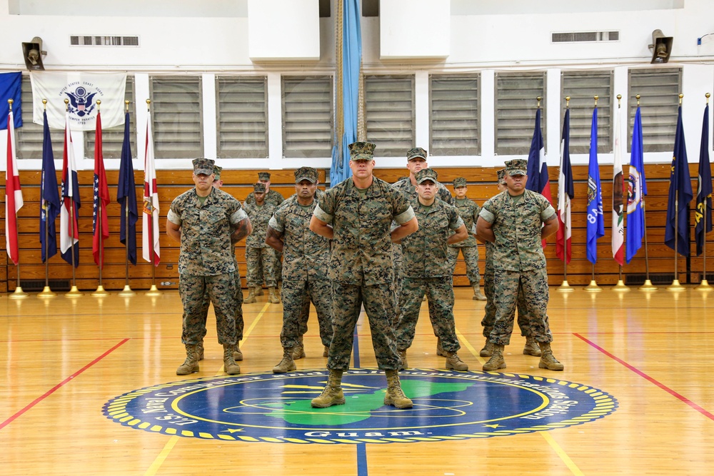 MCB Camp Blaz instates the base’s first Sergeant Major