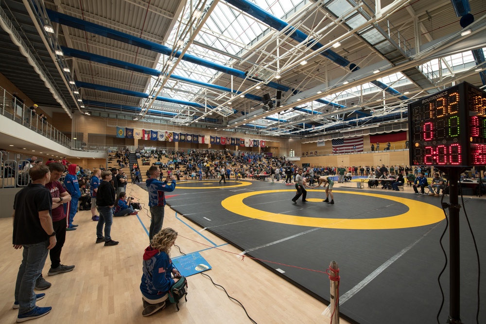 DODEA brings wrestling championship to Wiesbaden