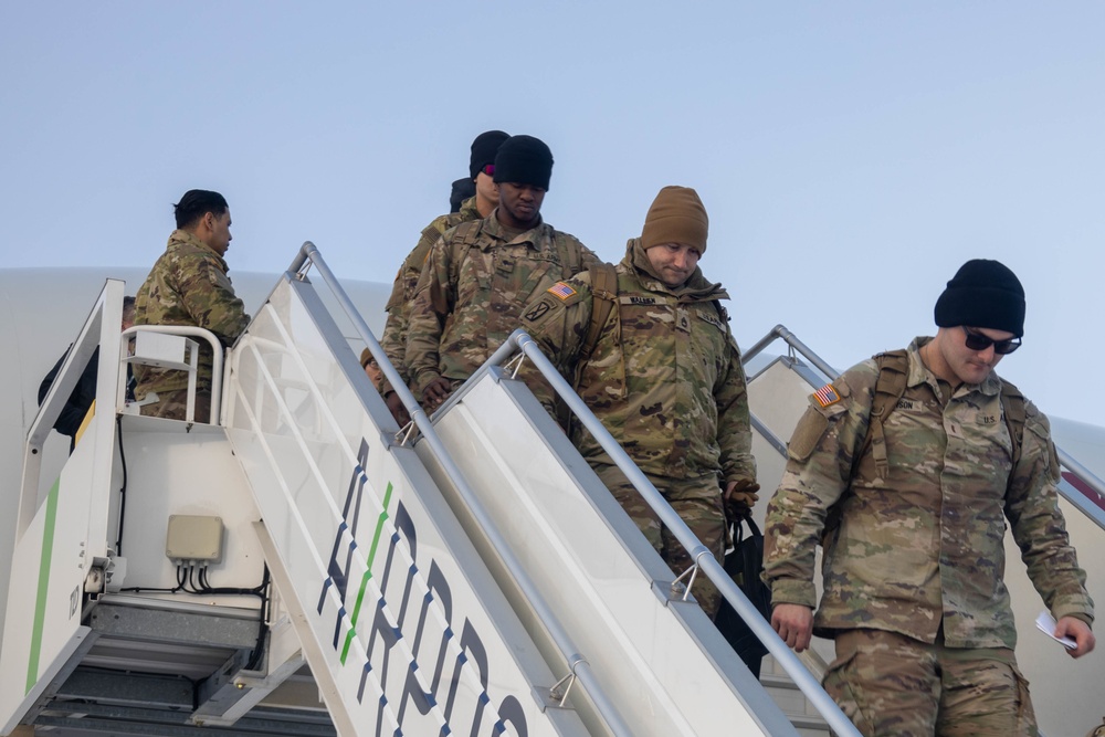 3-71 Cavalry Regiment, 1BCT, 10th Mountain Division arrives in Finland for Exercise Arctic Forge '23 on Feb. 15, 2023