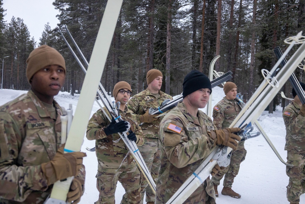 3-71 Cavalry Regiment, 1BCT, 10th Mountain Division arrives in Finland for Exercise Arctic Forge '23 on Feb. 15, 2023