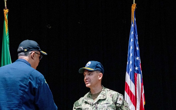 CTF 151 Change of Command Ceremony