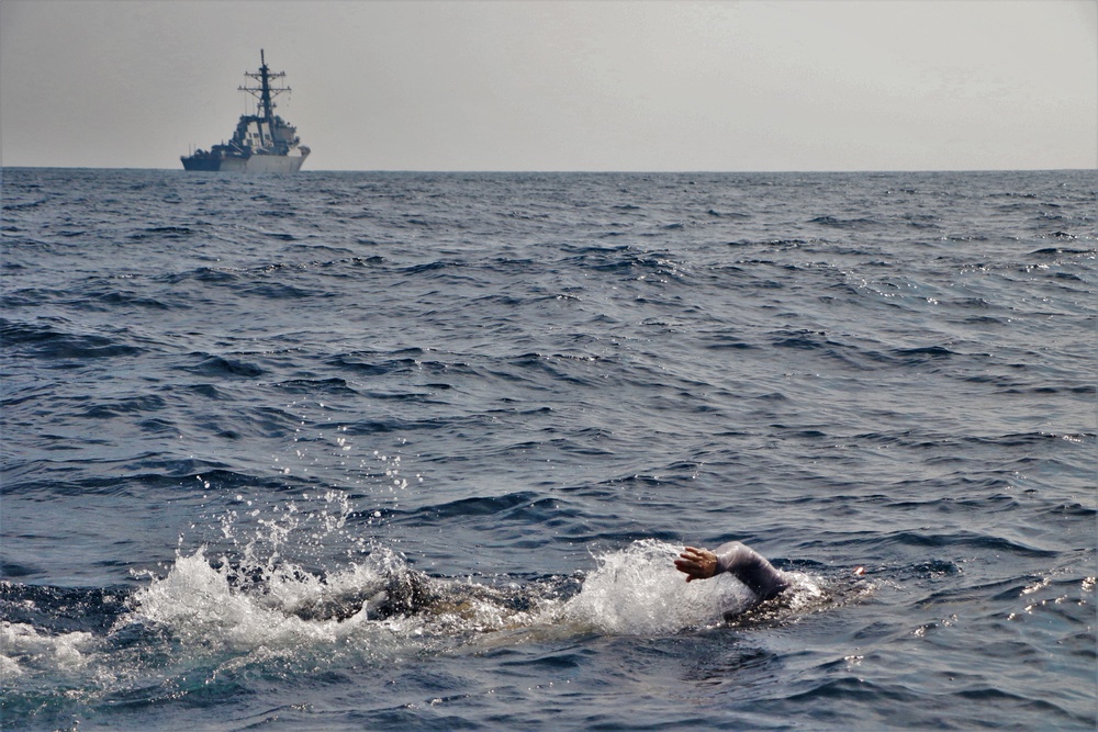 USS Paul Hamilton Search and Rescue Training