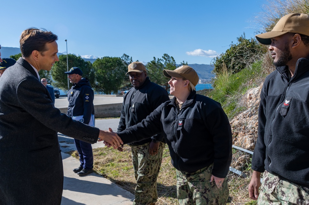 U.S. State Department’s Director for the Office of Southern European Affairs Visits NSA Souda Bay