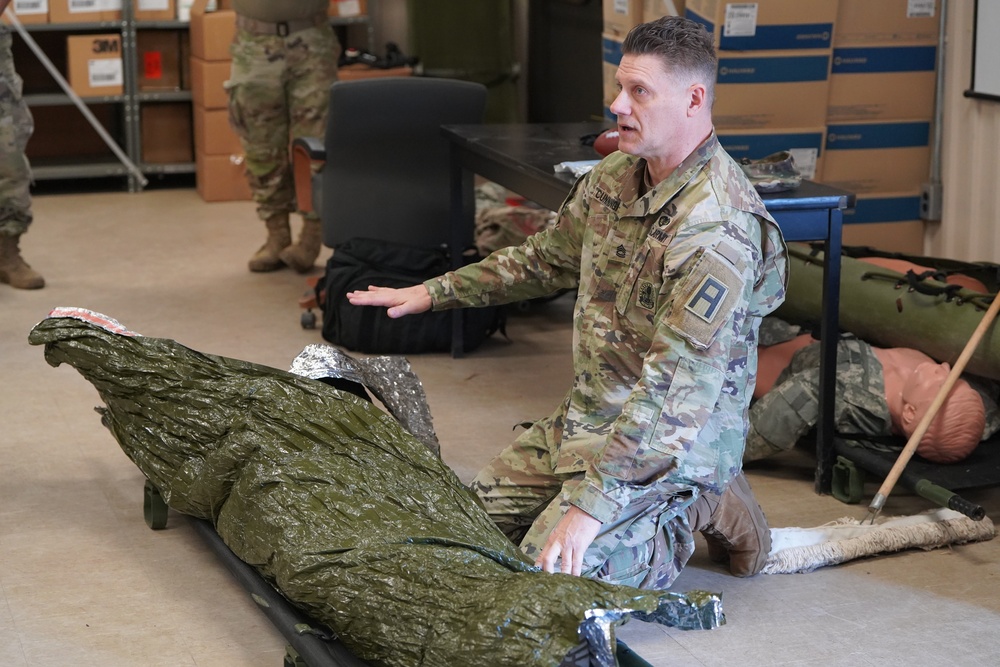 801st Personnel Company Trains for Deployment