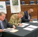 The Charleston District and Dorchester County sign a Project Partnership Agreement for the restoration of approximately 290 acres of Polk Swamp.