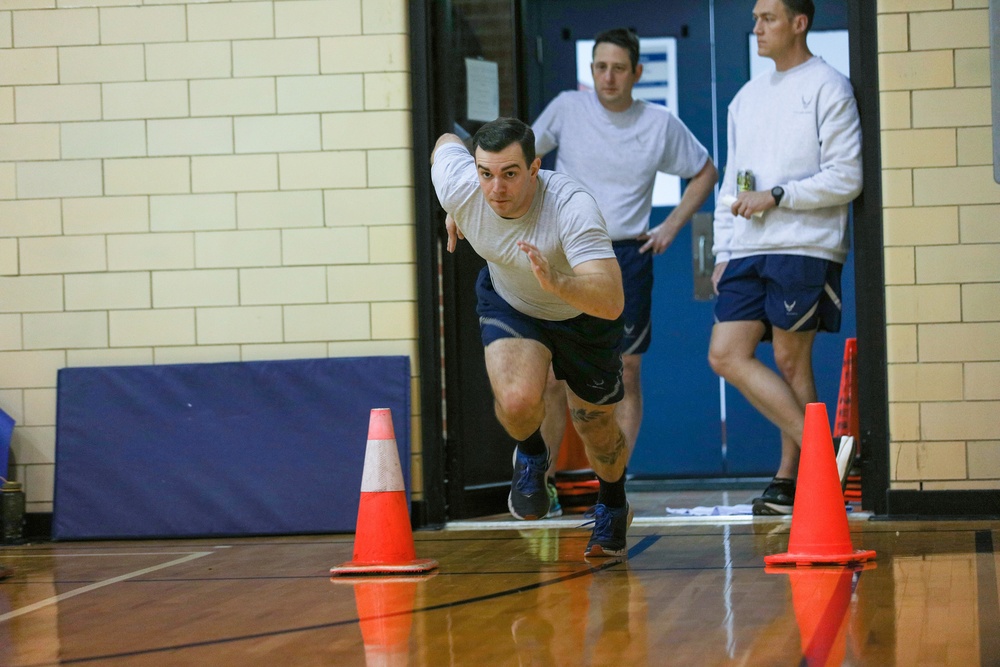 87 APS Airman participates in the German Armed Forces Proficiency Badge testing