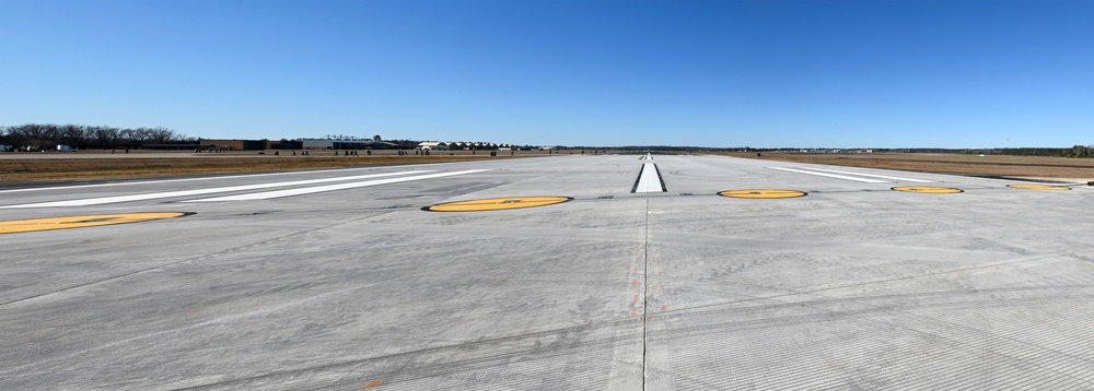 169th Fighter Wing Airmen conduct FOD walk on runway