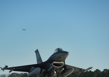 McEntire Joint National Guard Base F-16 fighter jets make successful return to base