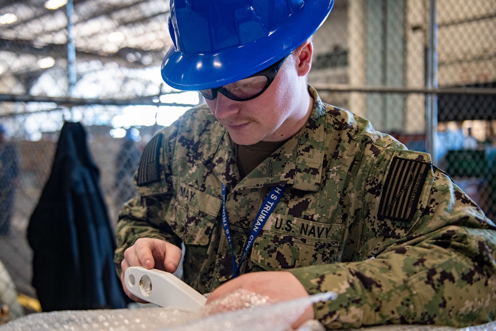 Truman is the flagship of the Harry S. Truman Carrier Strike Group and is currently in port aboard Norfolk Naval Shipyard.