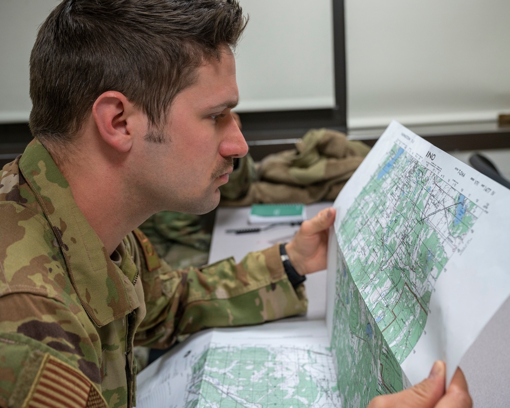 OTW Airmen Conduct Land Navigation and Vehicle Rollover Training