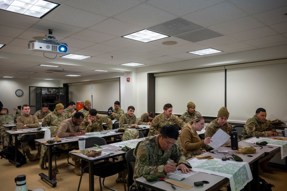 OTW Airmen Conduct Land Navigation and Vehicle Rollover Training