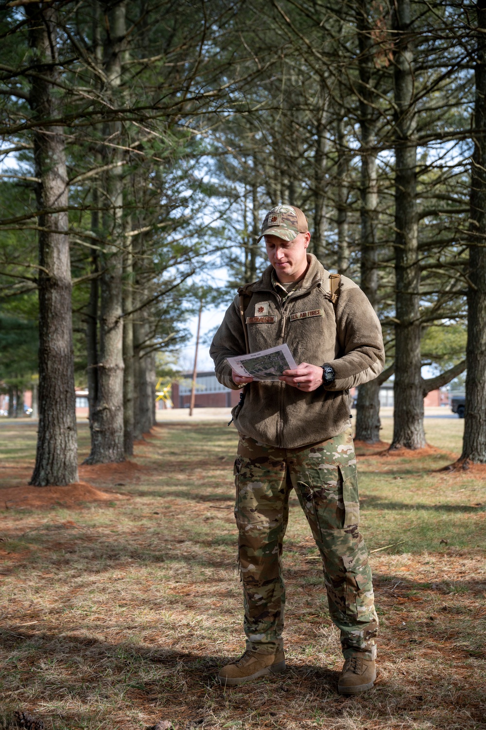OTW Airmen Conduct Land Navigation and Vehicle Rollover Training