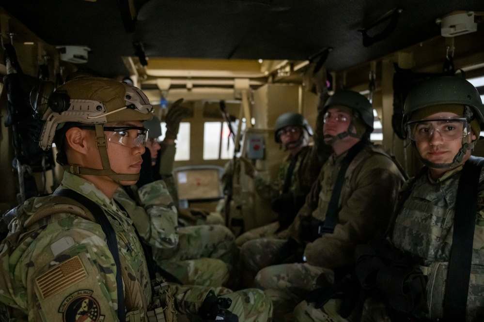 OTW Airmen Conduct Land Navigation and Vehicle Rollover Training