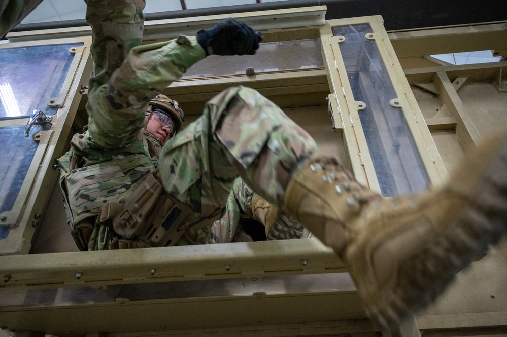 OTW Airmen Conduct Land Navigation and Vehicle Rollover Training