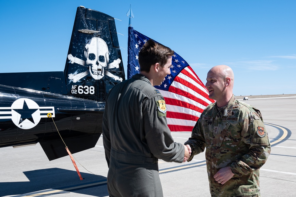 Chief Master Sgt. David Snarr last oath of enlistment