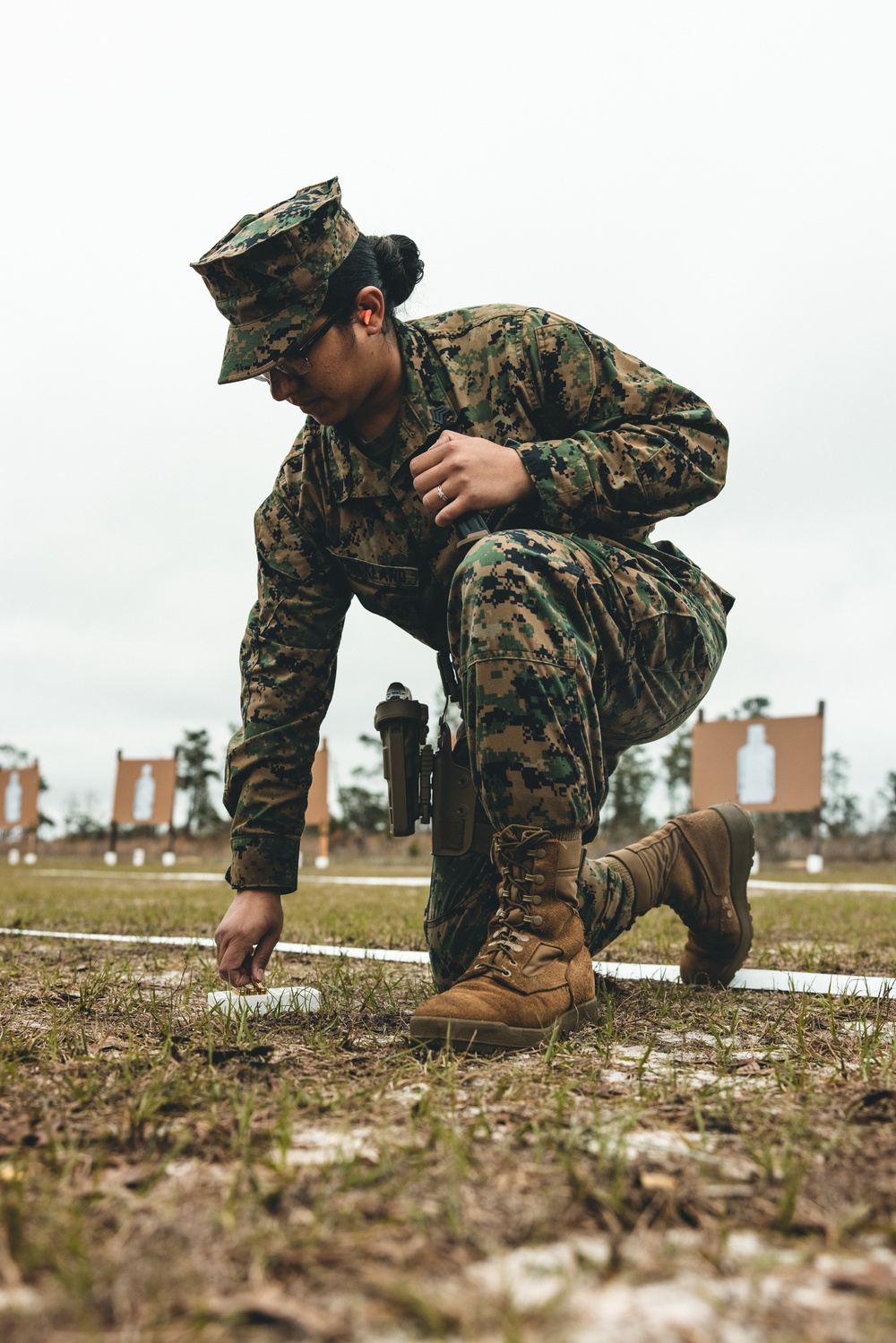 U.S. Marines with Combat Logistics regiment 27 Conduct Pistol Range and Rifle Range During Maritime Pre-Positioning Force Exercise (MPFEX) 23