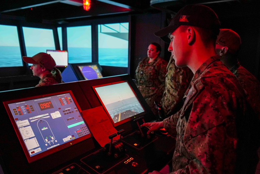 USS Essex Sailors Conduct Seamanship and Navigation Skills Training