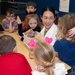 Hanscom dental clinic visits with students at primary school