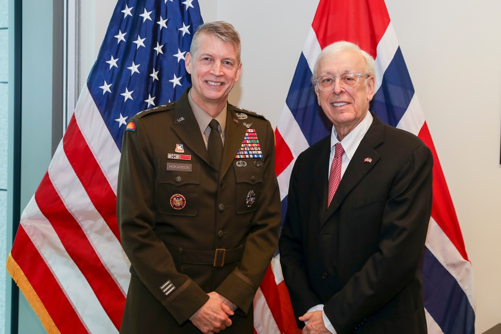 Hokanson, Nathanson, meet at U.S. Embassy Oslo