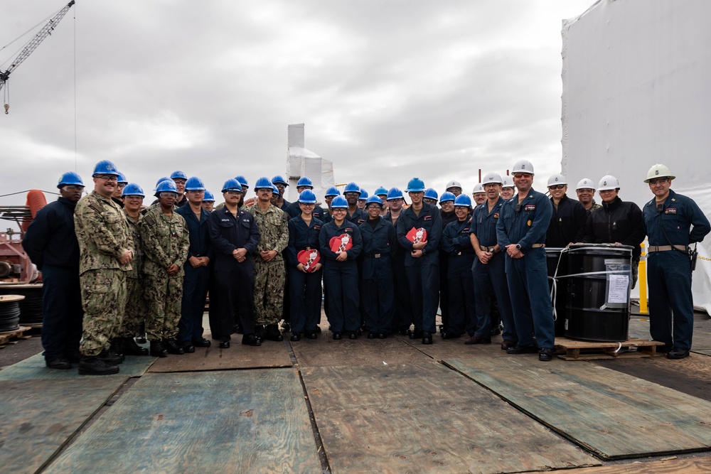 USS Essex Boot Shining Competition
