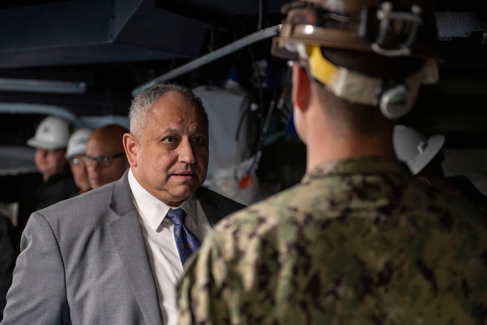 SECNAV Visits Naval Base San Diego