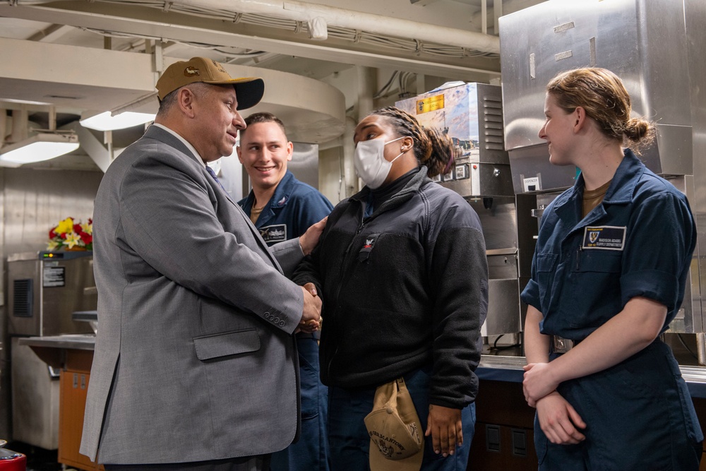 SECNAV Visits Naval Base San Diego